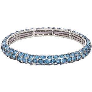 Simply Vera Vera Wang Blue Rhinestone Stretch Bracelet